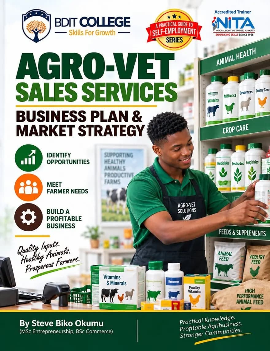 Agro-Vet Sales Services Business Plan and Market Strategy book cover