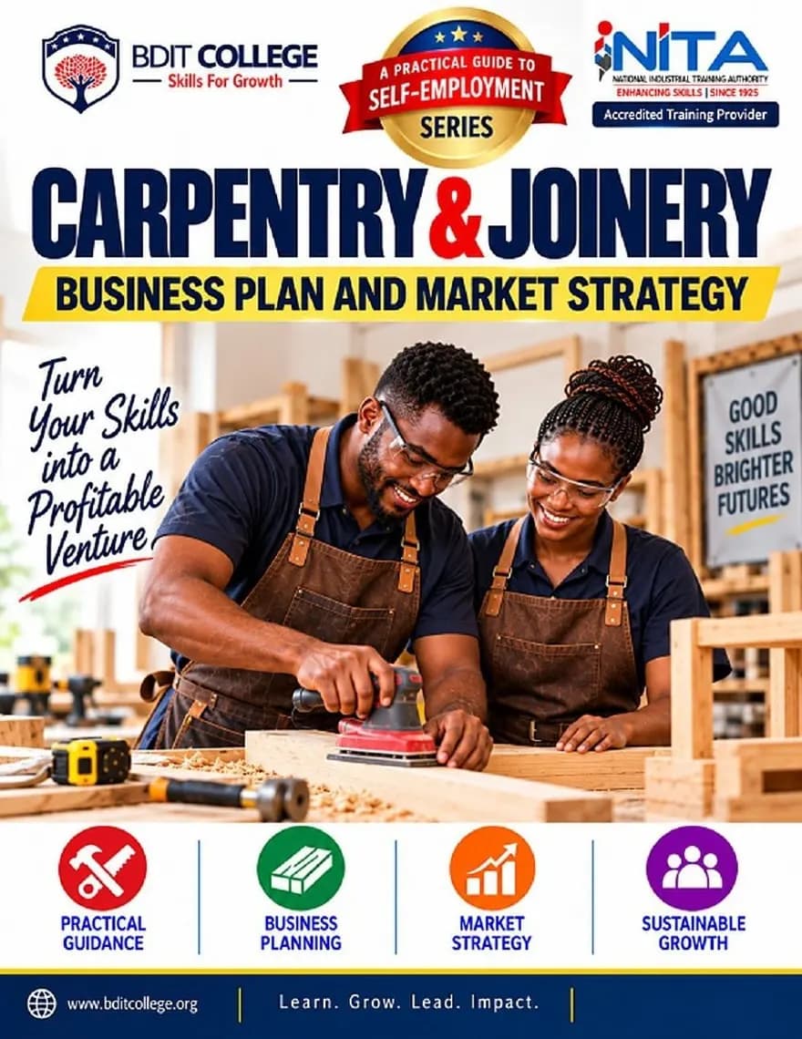 Carpentry and Joinery Business Plan and Market Strategy book cover