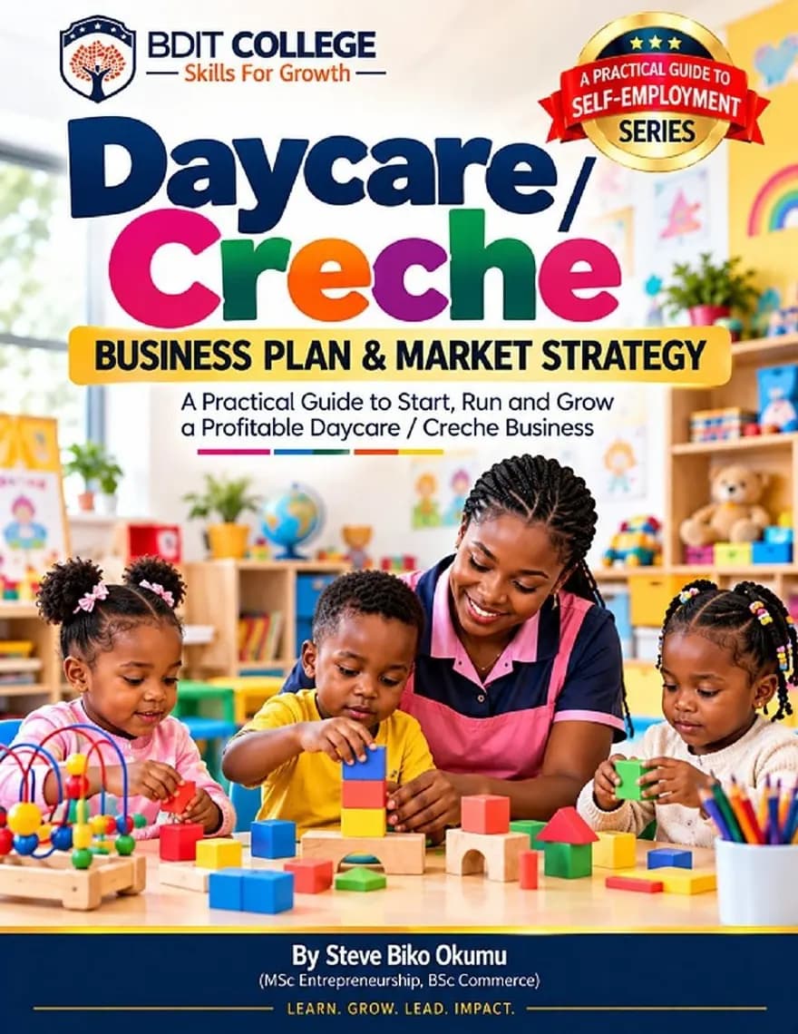 Daycare Creche Centre Services Business Plan and Market Strategy book cover