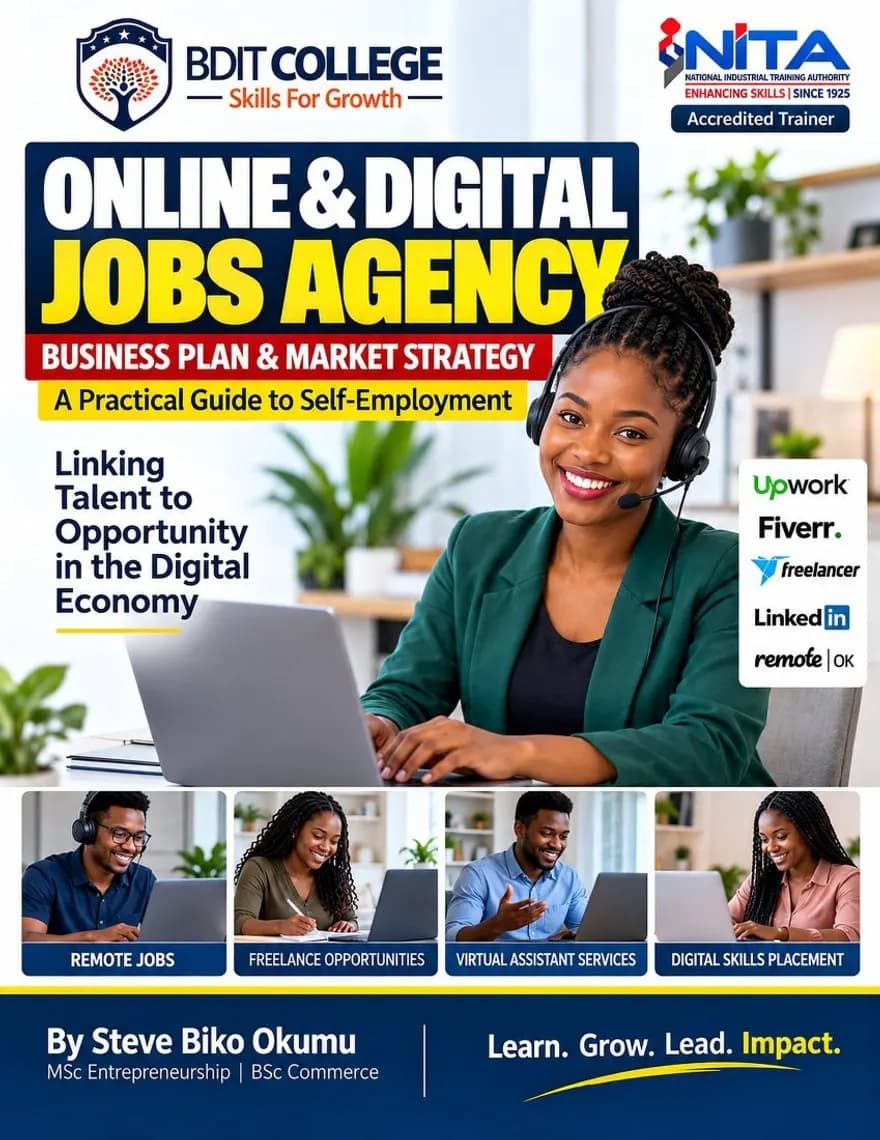 Digital Jobs Agency Business Plan and Market Strategy book cover