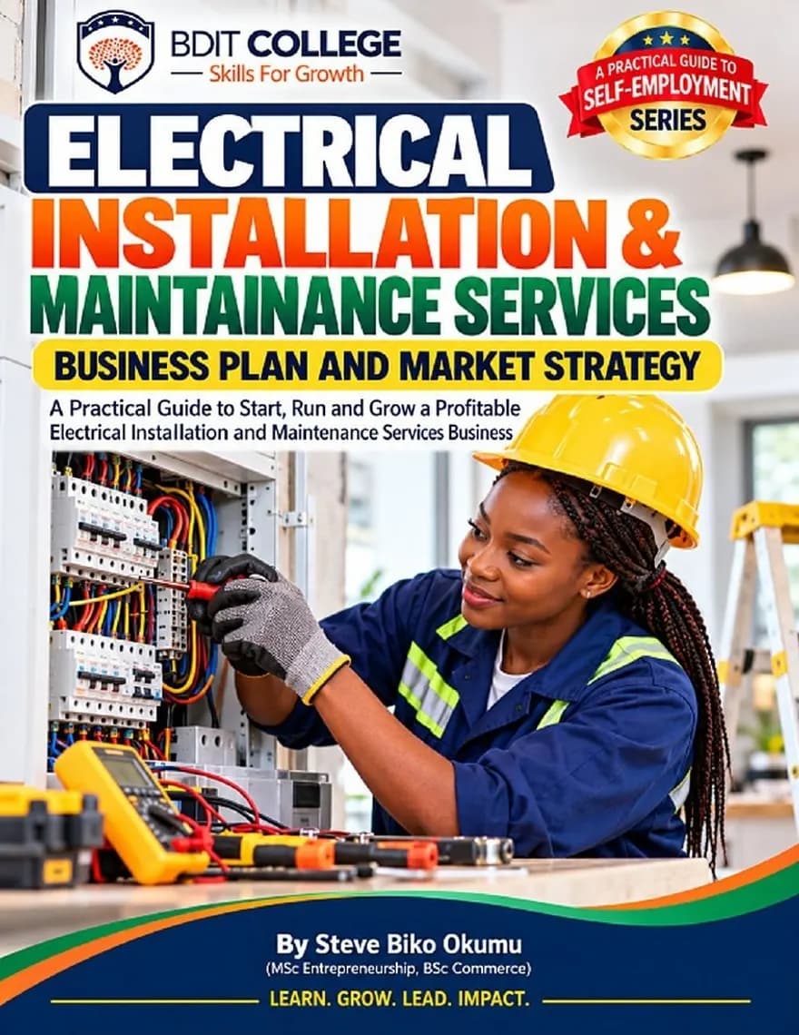 Electrical Installation and Maintenance Business Plan and Market Strategy book cover
