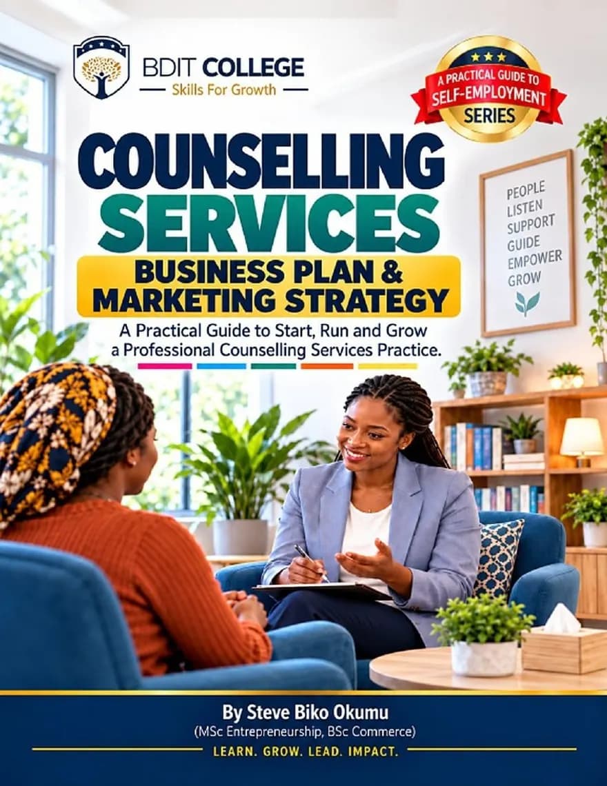 Emotional Healing Counselor Services Business Plan and Market Strategy book cover