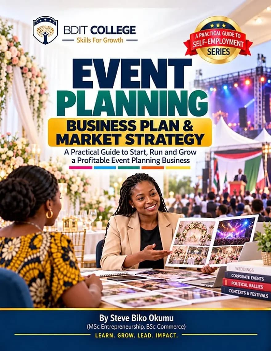 Event Planning Services Business Plan and Market Strategy book cover