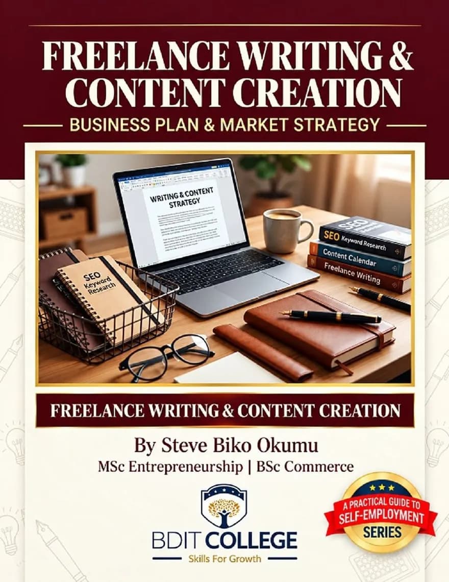 Freelance Writing and Content Creation Business Plan and Market Strategy book cover