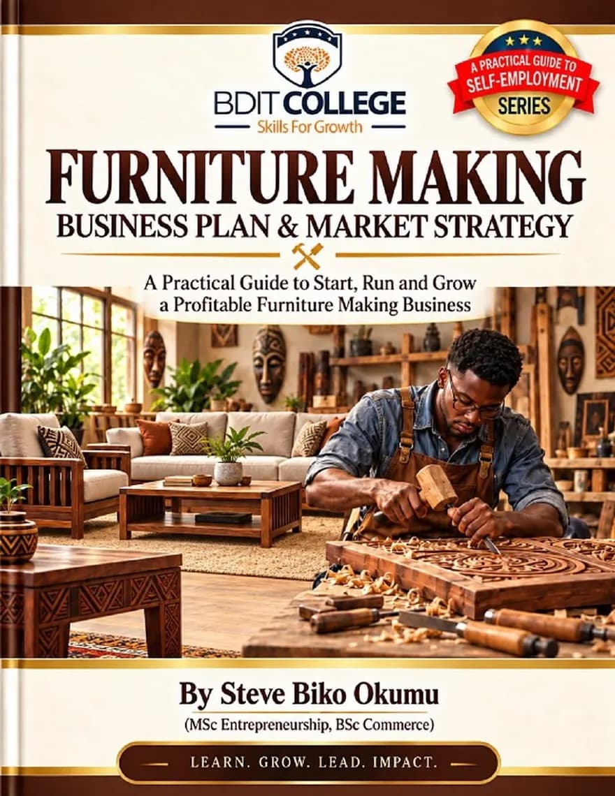 Furniture Making Business Plan and Market Strategy book cover