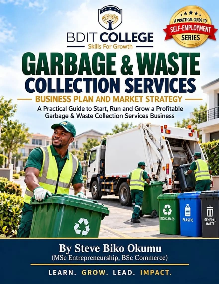 Garbage and Waste Collection Services Business Plan and Market Strategy book cover