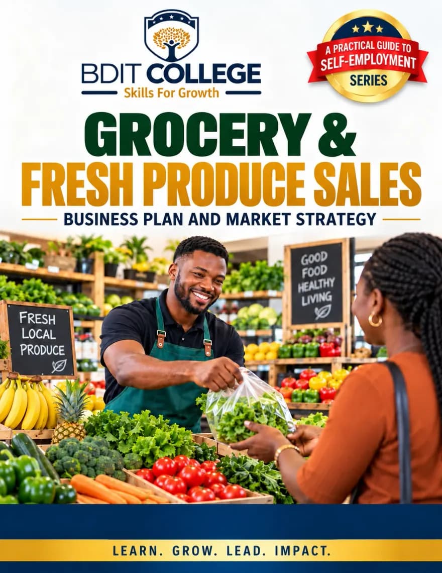 Grocery & Fresh Produce Sales book cover
