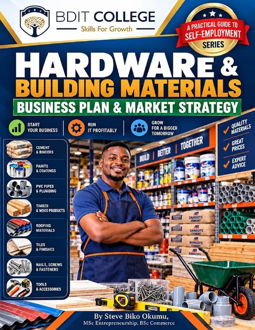 Hardware and Building Materials Business Plan and Market Strategy book cover