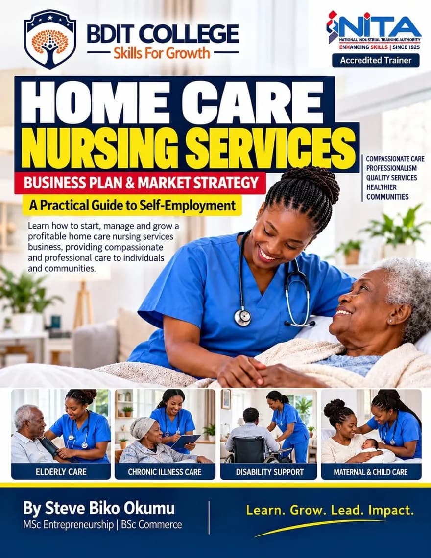 Home Nursing Services Business Plan and Market Strategy book cover