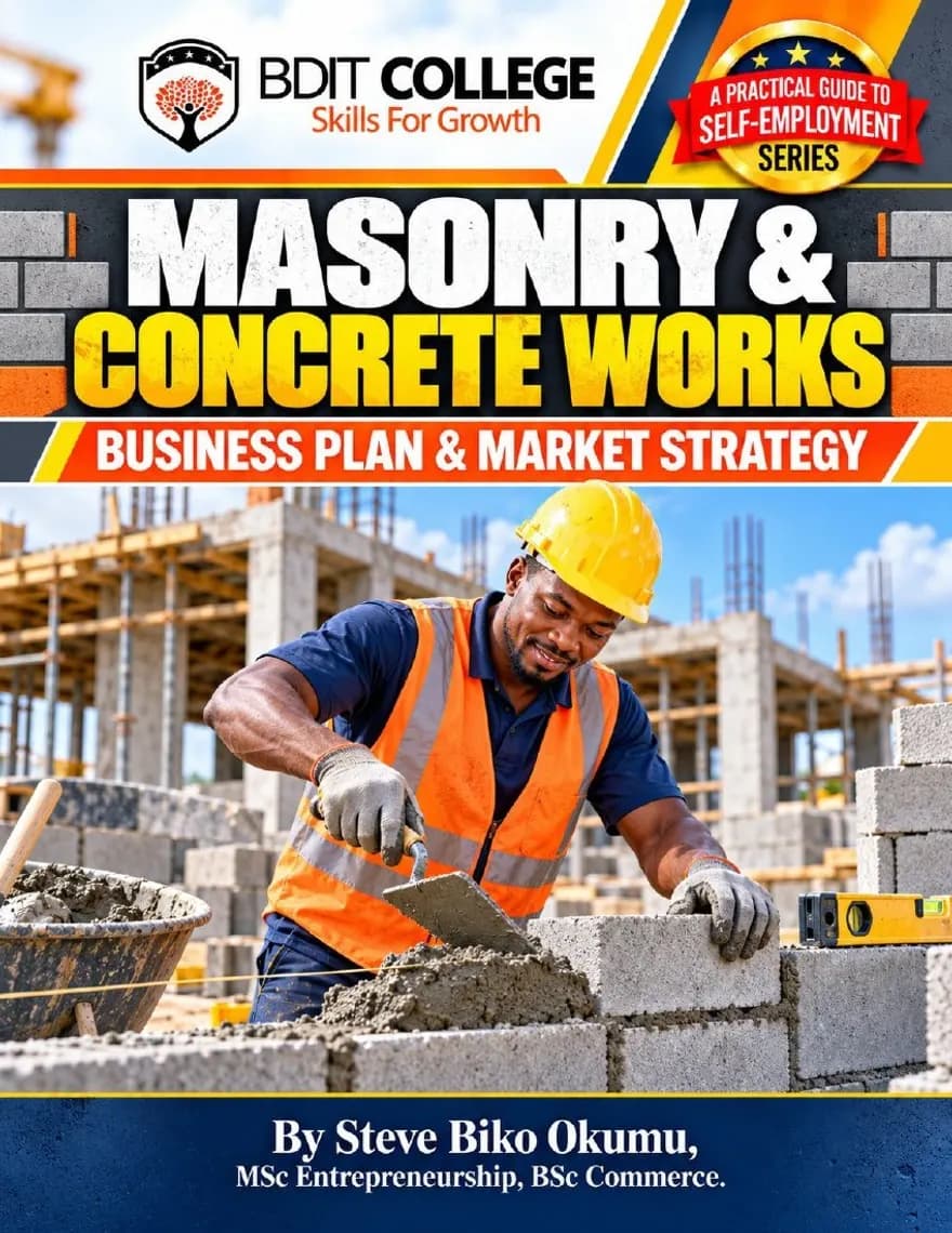 Masonry Business Plan and Market Strategy book cover