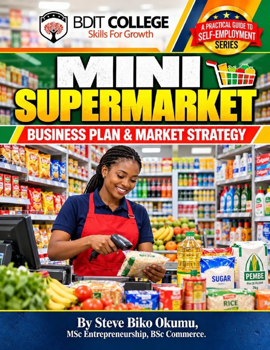 Mini Supermarket Business Plan and Market Strategy book cover