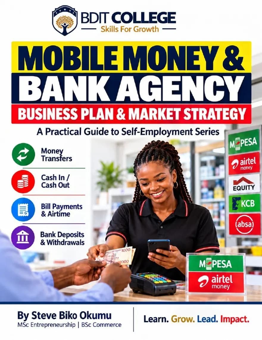 Mobile Money and Bank Agency Business Plan and Market Strategy book cover