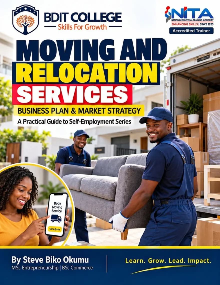 Moving and Relocation Services Business Plan and Market Strategy book cover
