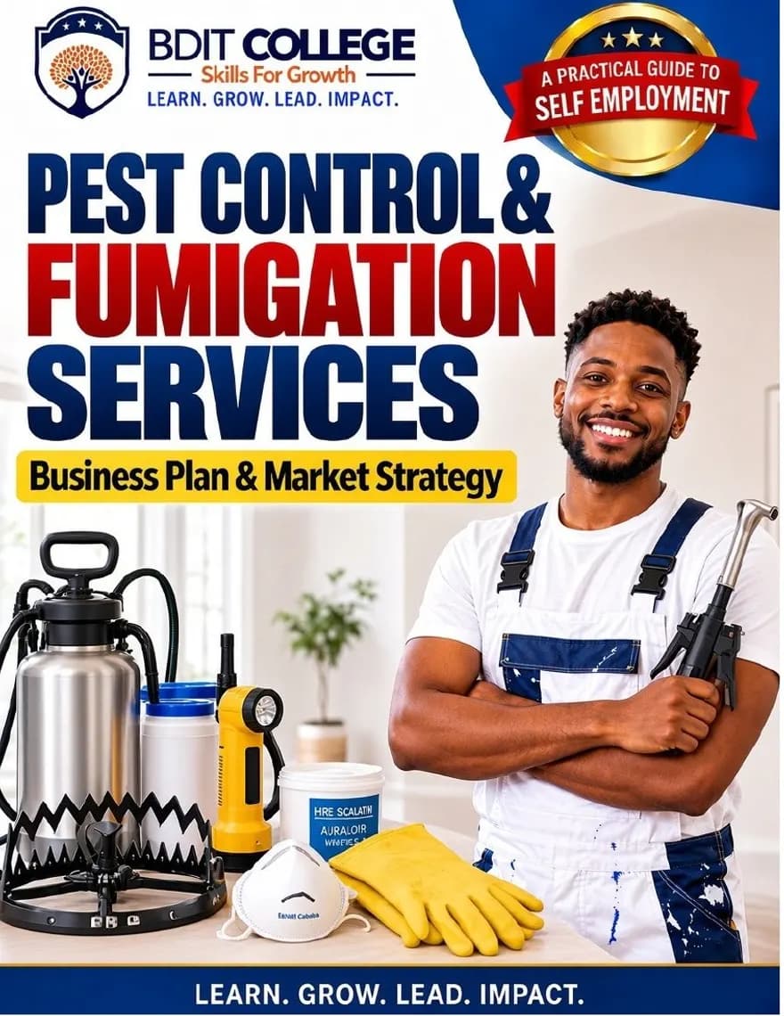 Pest Control and Fumigation Services Business Plan and Market Strategy book cover