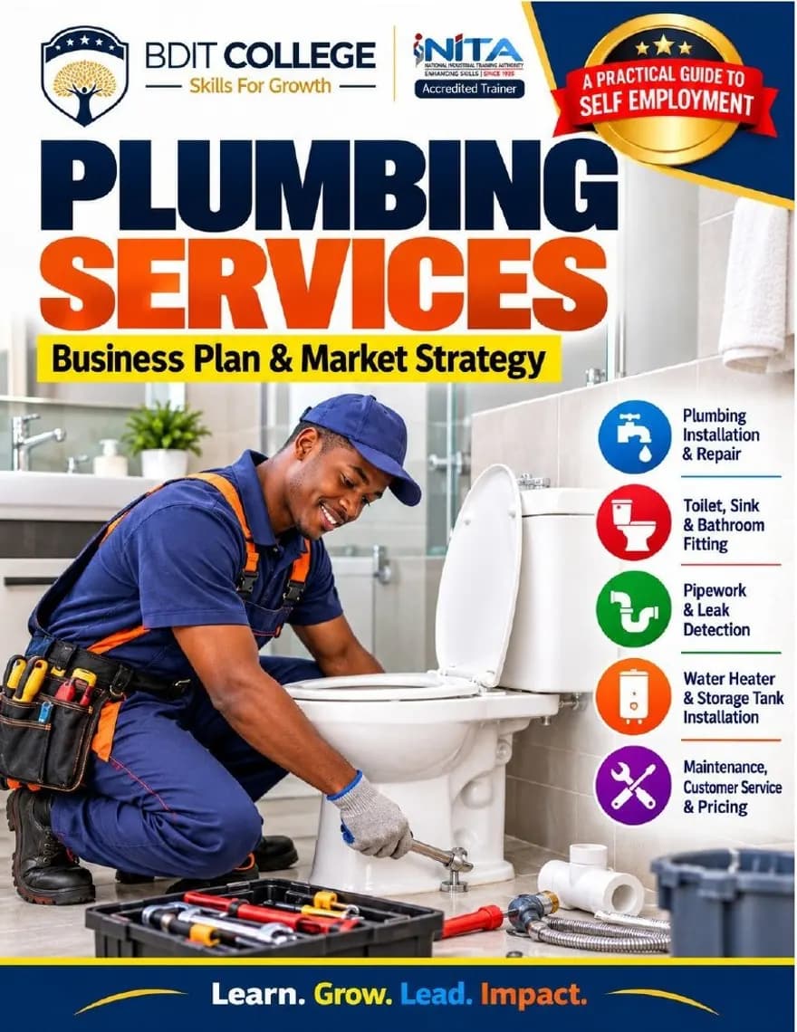 Plumbing Services Business Plan and Market Strategy book cover