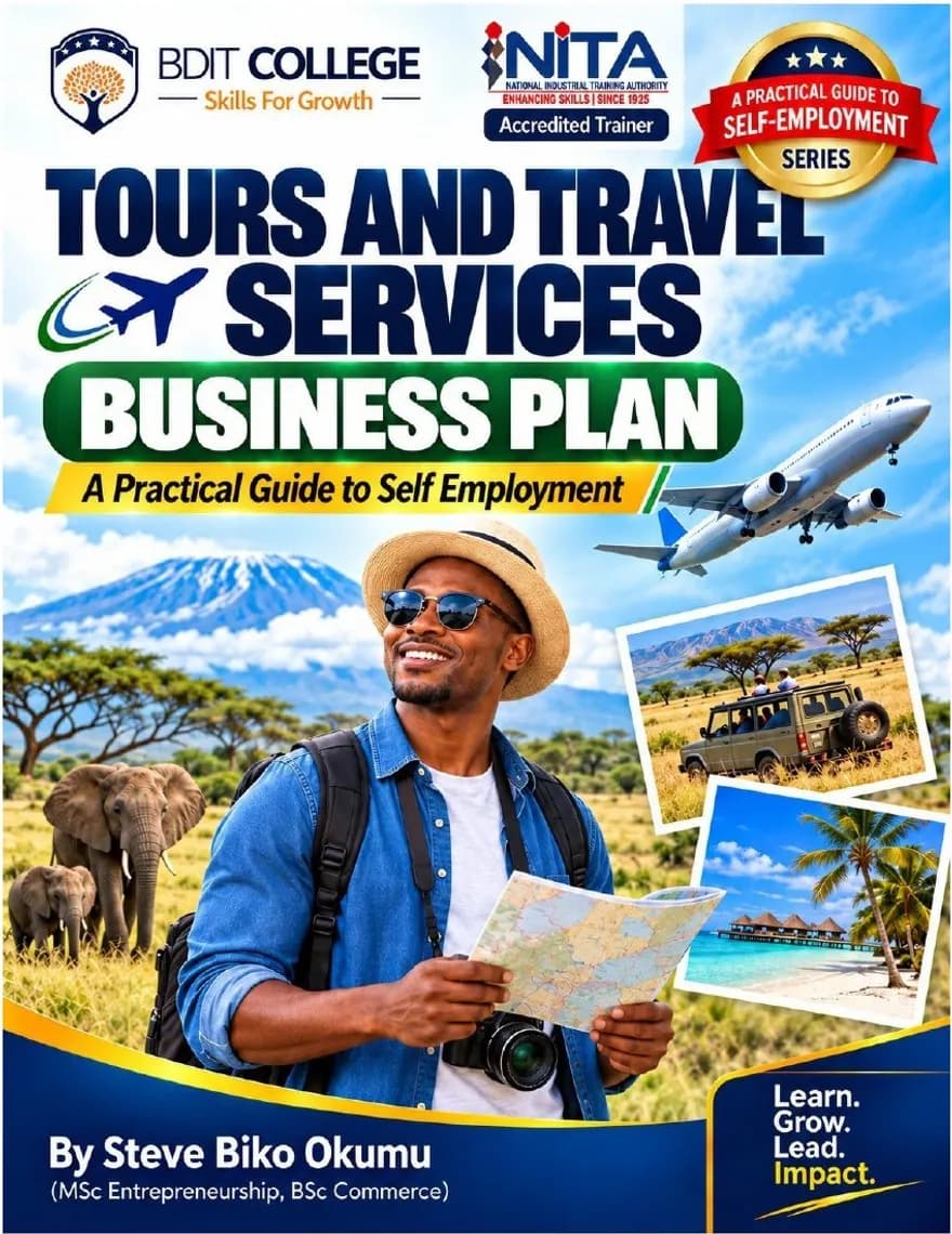 Tours and Travel Services Business Plan and Market Strategy book cover