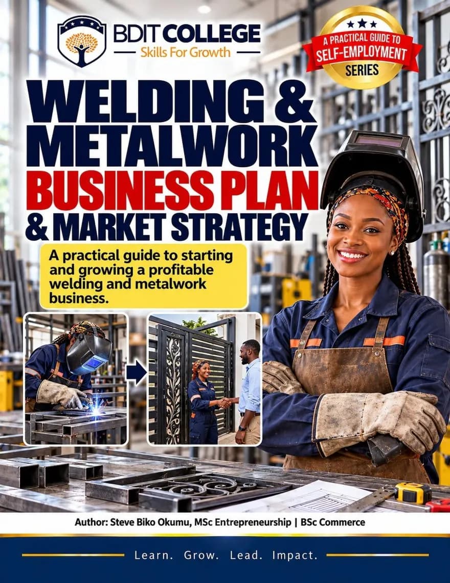 Welding and Metalwork Business Plan and Market Strategy book cover
