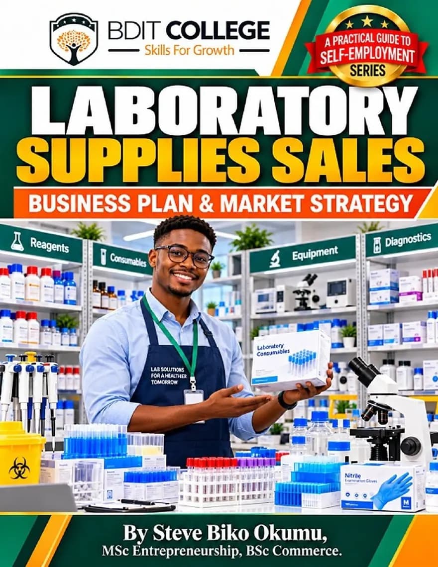 Laboratory Supplies Business Plan and Market Strategy book cover