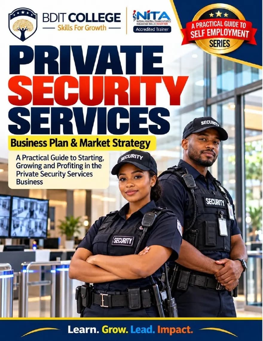 Private Security Services Business Plan and Market Strategy book cover